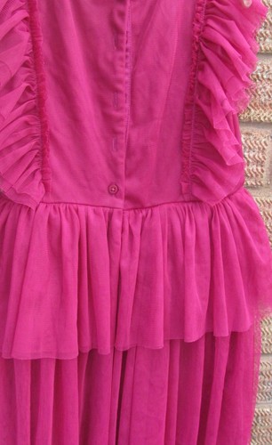 GIRLS DEEP PINK PARTY/FORMAL OCCASION DRESS 6=7 years from EVE & MILO - Picture 2 of 2