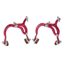 DIA-COMPE MX890 Side Pull Caliper Brake Set F R For Old School BMX , Red