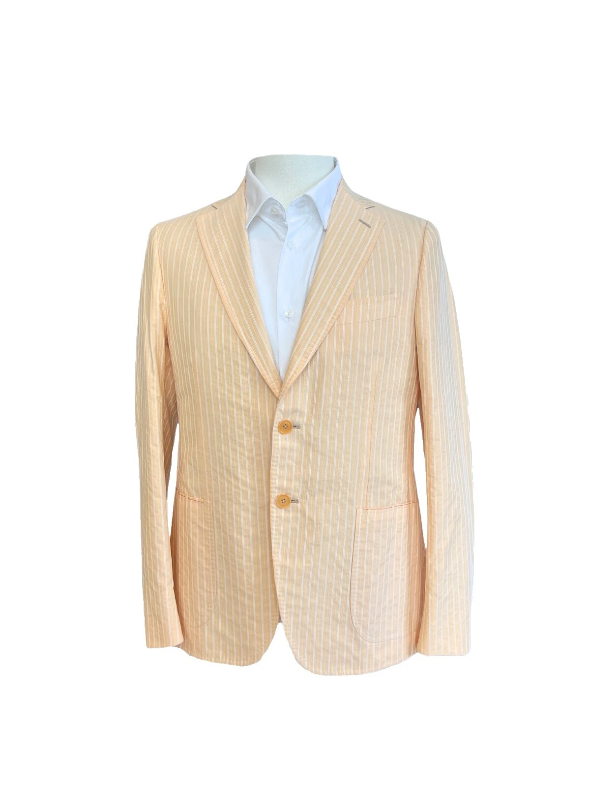 White Striped Suits & Blazers for Men