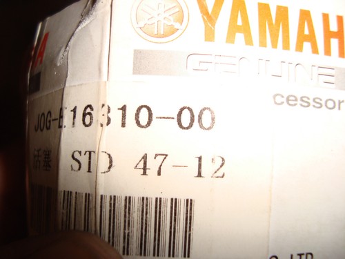 NEW OEM Yamaha Piston J0G-E16310-00 47mm Minarelli 2 Stroke 161-90 50cc - Picture 4 of 7
