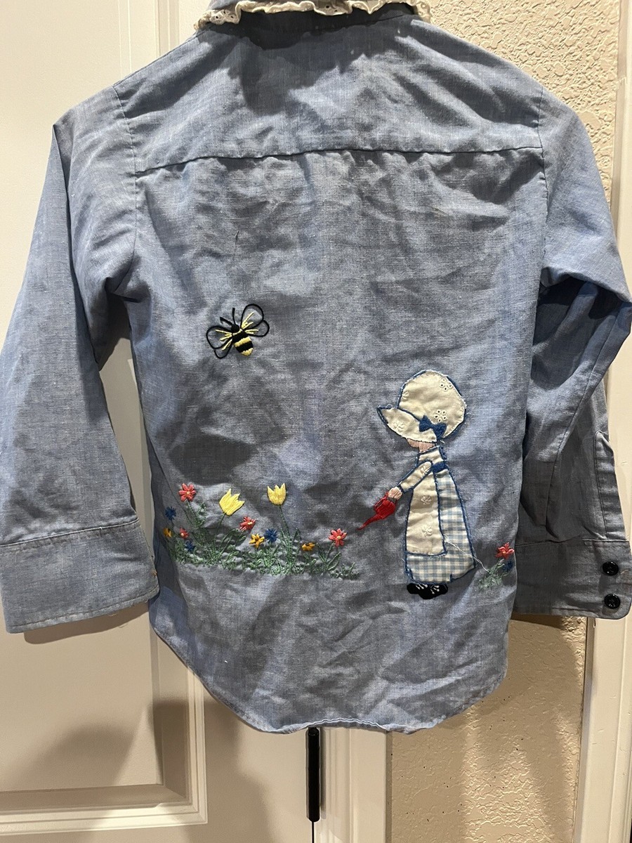jcpenney vintage towncraft Embroidery Button Up Shirt Sz 10 jcpenney vintage towncraft Embroidery Button Up Shirt Sz 10