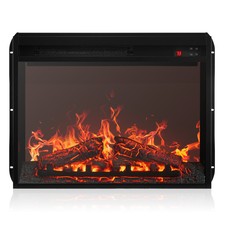 BELLEZE 050-HA-50128 Embedded Fireplace - Black for sale online | eBay
