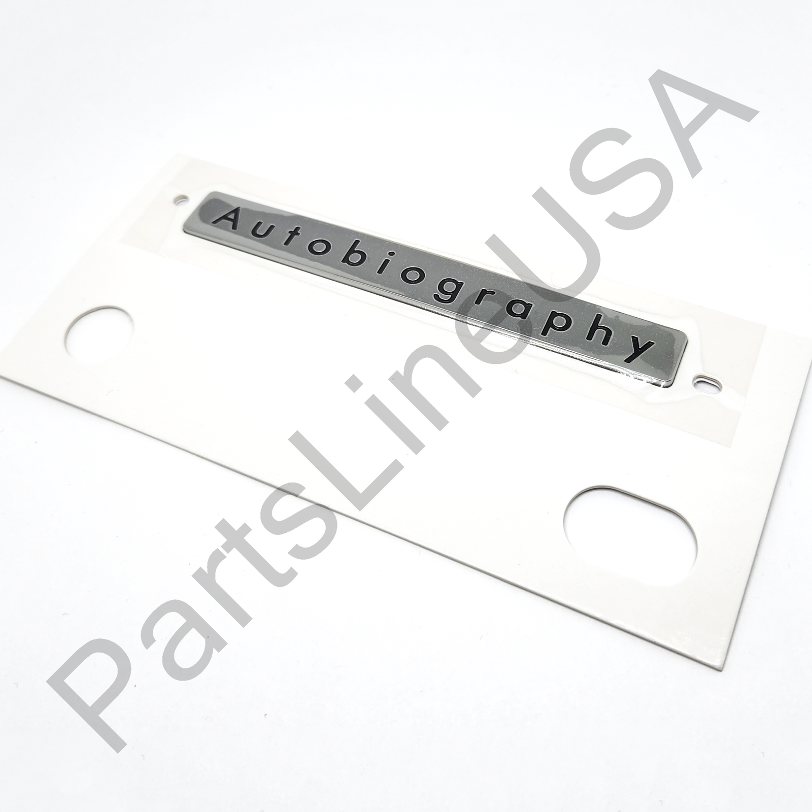 Genuine Land Rover Autobiography Plate Range Rover 2022+ Silver/Black