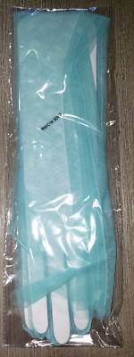 women's NEW NIP sheer blue long GLOVES HALLOWEEN ONE SIZE NICE!