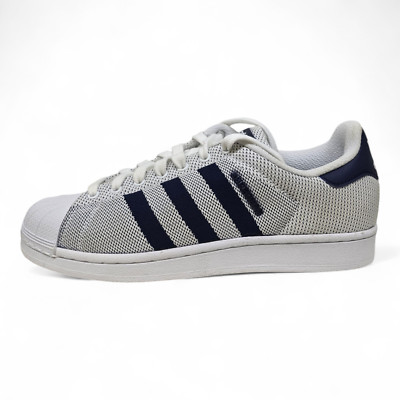Adidas Superstar Flyknit White Navy Sneaker (BB5795)