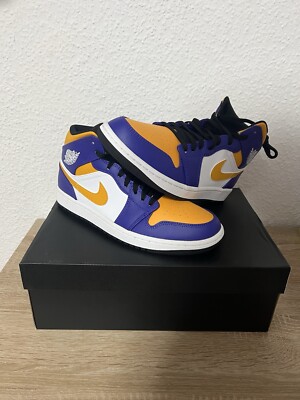 Nike Air Jordan 1 Mid High Lakers