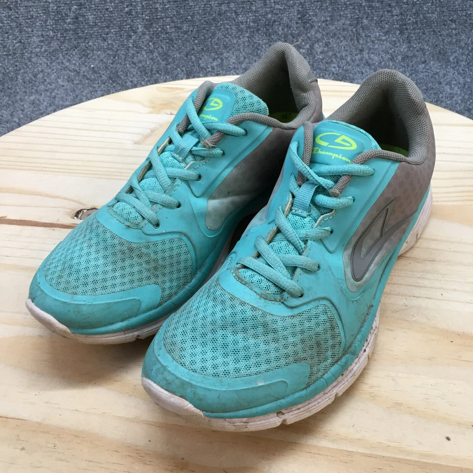 Champion Zapatos Mujer 10 Tenis para Correr Gris Punta Redonda Parte Superior Baja Atléticos Foto 3 de 4