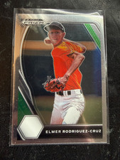 2021 Panini Prizm Draft Picks Elmer Rodriguez-Cruz #PDP105 Red Sox/Yankees
