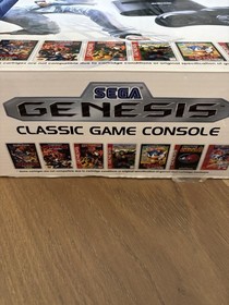 SEGA Genesis Classic Black Game Console with 80 Preloaded Games w/Sonic Hedgehog