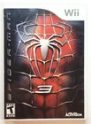 Spider-Man 3 (Nintendo Wii, 2007) Marvel Case & Game - Tested Working