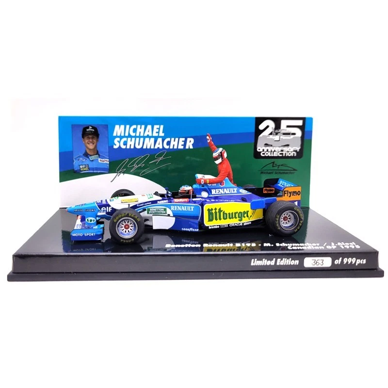 1995 Michael Schumacher Benetton B195 Canada GP TAXI - 1/43 Minichamps - Immagine 4 di 4