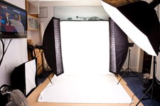 Lastolite Hilite Softbox Background 6'x7' 1.8m x 2.15m With Vinyl Train