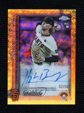 2025 Chrome Logofractor Edition Gold Refractor 2/50 Hayden Birdsong Auto 1mq2