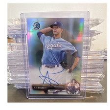Topps 2017 Bowman Chrome A.J. Puckett Autograph CPA-APU Royals Prospects