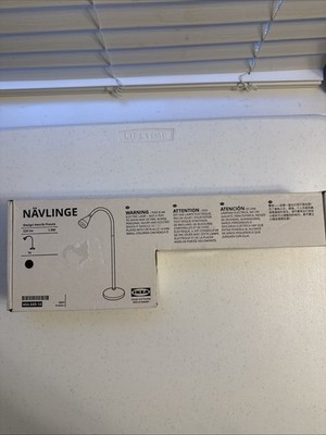 Brand New IKEA NAVLINGE Black Led Work Lamp 404.049.14