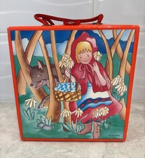 Vintage 1989 Little Red Riding Hood Block Puzzle In Case