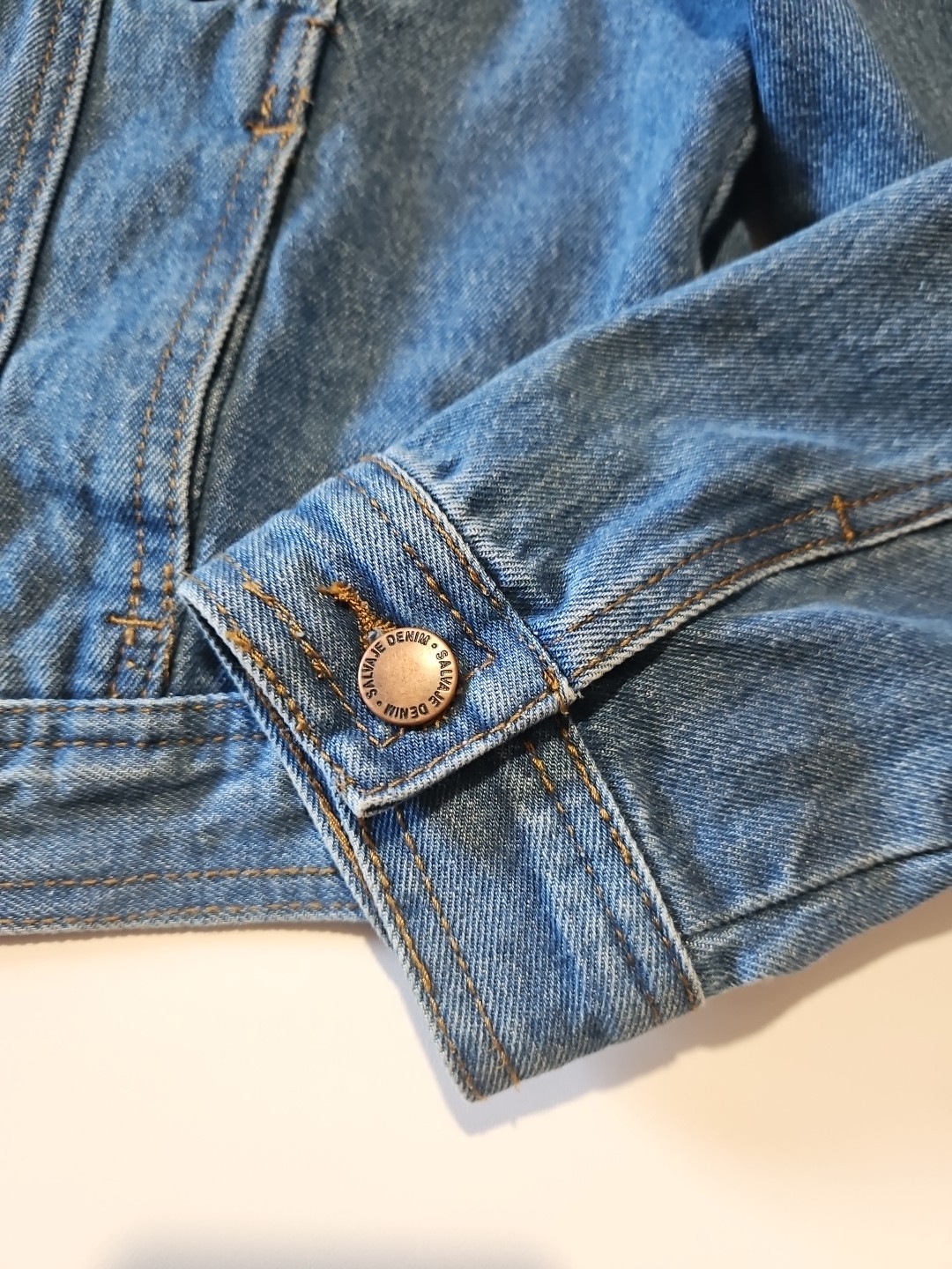 selvedge denim jacket medium - image 3