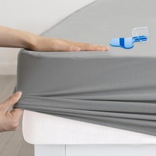 Twin Mattress Protector Waterproof, Size Pad Cover Twin, Gray