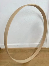 26" BASS KICK DRUM HOOP Counterhoop Wood Part Unfinished New 9-Ply Maple Mahog.