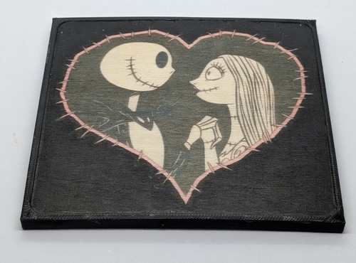 Untersetzer, Nightmare Before Christmas, Jack Skelett, Sally Shock