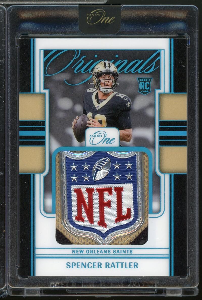 2024 Panini ONE Originals Spencer Rattler NFL Shield 5/5 Rookie