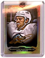 2023-24 Upper Deck Ultimate Collection Signature Masterpieces Shane Wright Auto