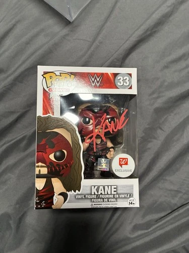 Funko Pop! Vinyl: WWE - Kane - Walgreens Exclusive Glenn Jacobs hand signed GTP