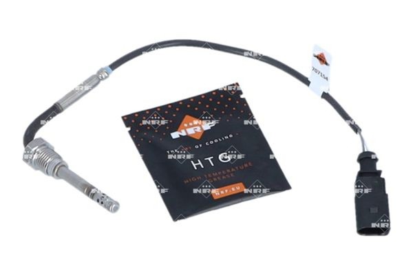 Sensor Abgastemperatur Easy FIT NRF 707154 12V M14X1.5 FüR VW Touareg 7LA 7L6-image