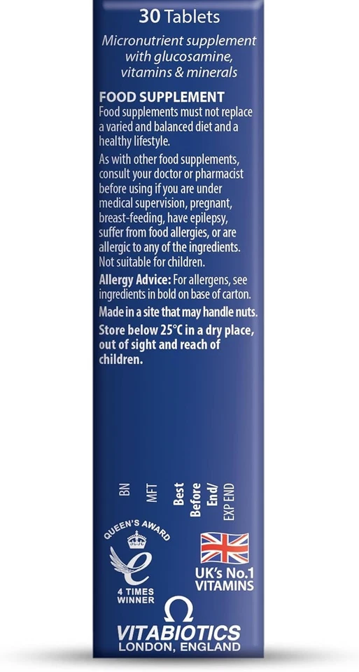 Vitabiotics Jointace comprimidos de colágeno 30 cápsulas Foto 4 de 4