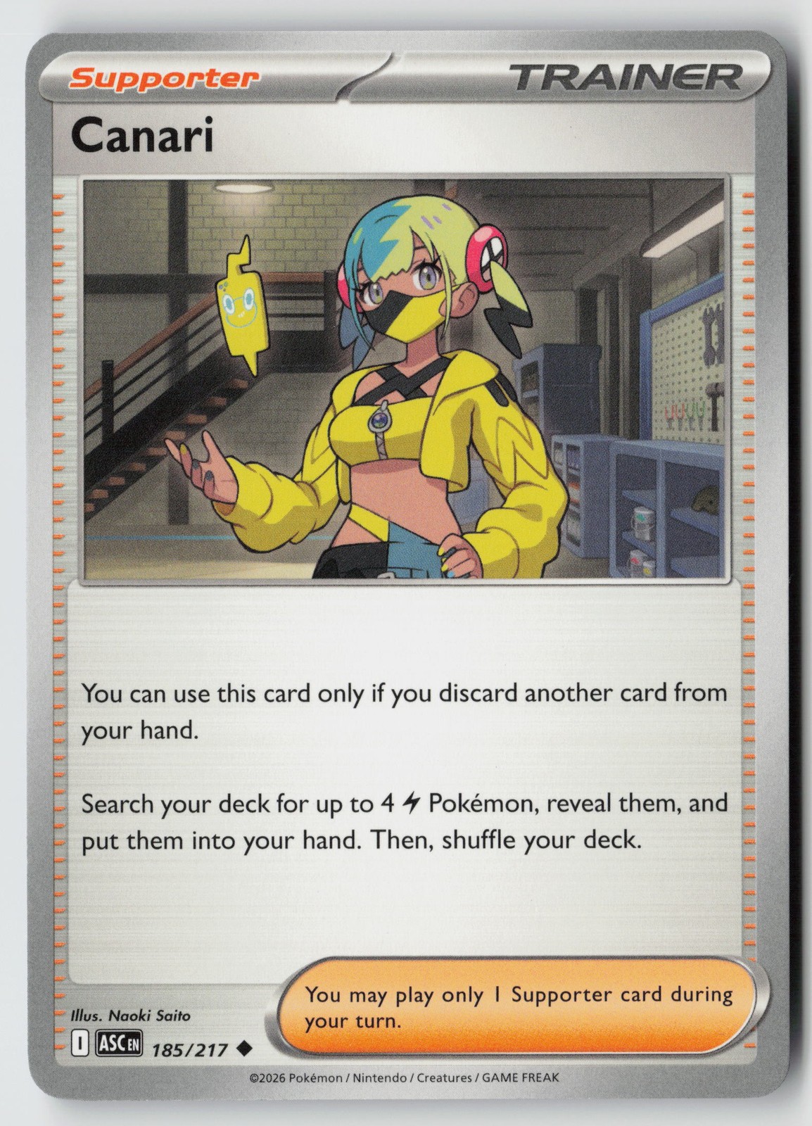 Canari Pokemon ME: Ascended Heroes 185/217 Normal