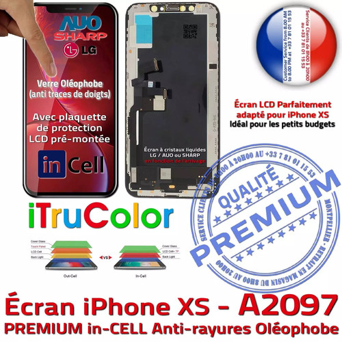Écran Vitre Qualité Verre Tactile Apple iPhone A2097 iTruColor inCELL PREMIUM - Photo 2/9