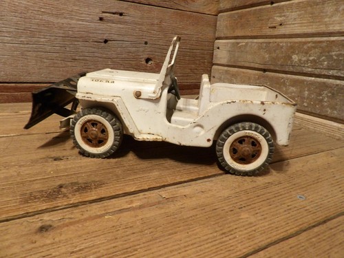 VINTAGE Tonka Pressed Steel Jeep - PARTS! - Picture 9 of 12