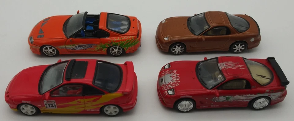 Road Champions Fast & Furious 4 car lot MAZDA RX-7 x2, TOYOTA SUPRA, ACURA INTEG - Image 4 of 4