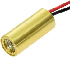 Laser Module VLM-650-28 LPT Red Line Generator Ф9 x 26 mm, Red, Bronze 