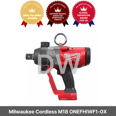 Milwaukee Cordless M18 ONEFHIWF1-0X 1  High Torque Impact Wrench -Body Only