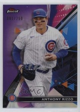 2021 Topps Finest Purple Refractor 1/250 Anthony Rizzo #67 0c75