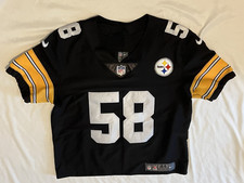 Jack Lambert No. 58 Nike NFL Players Pittsburgh Steelers Jersey 44 (M) Black