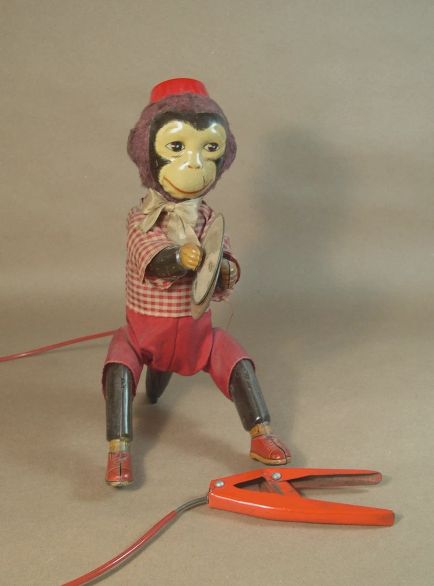 ALPS JAPAN JOUET Ancien Wind Up Walking Toy Beardie Avec Sa Boite EUR