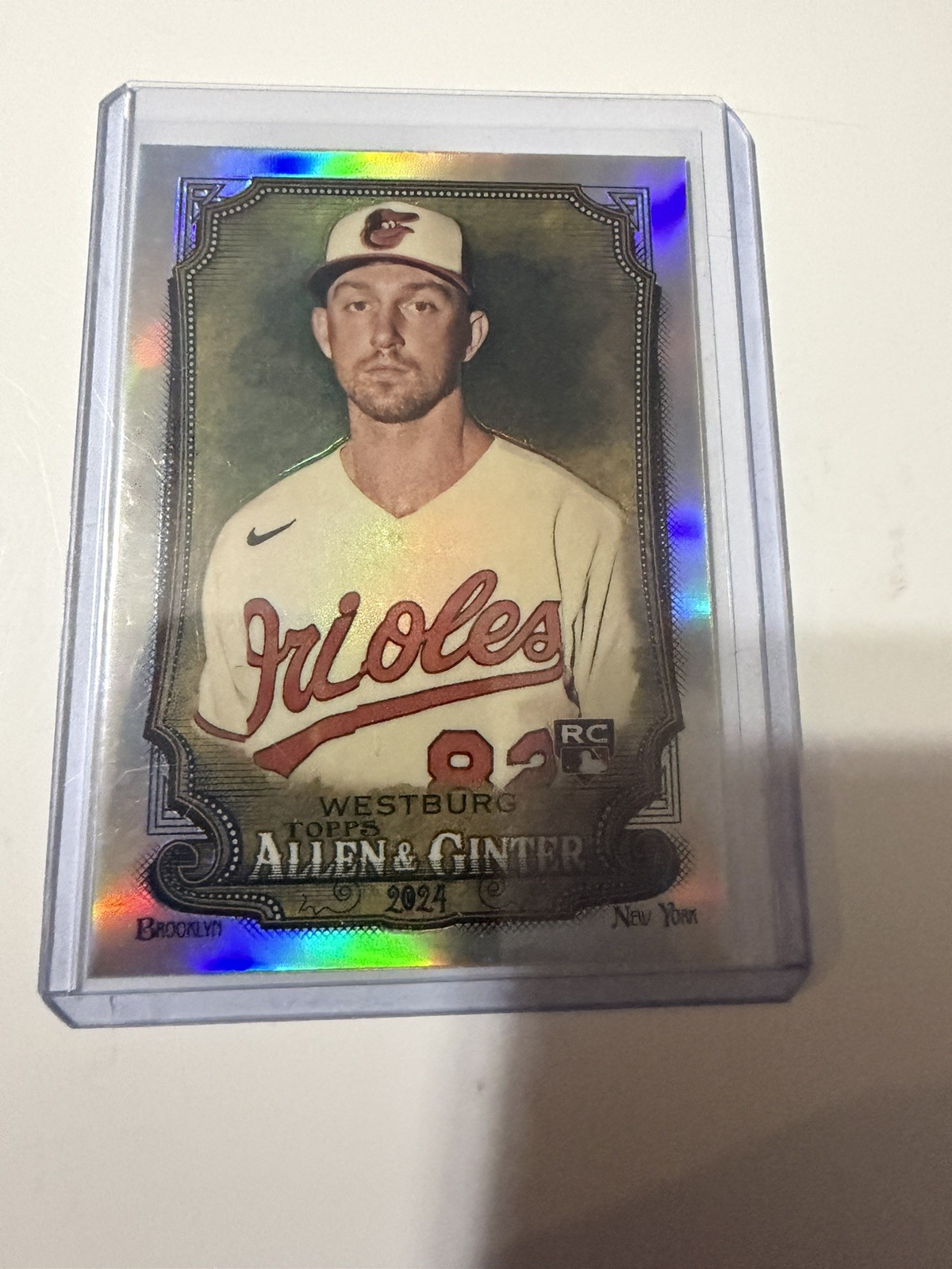 JORDAN WESTBURG 2024 Topps Allen & Ginter Chrome Refractor #33 Orioles Rookie