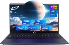 NIMO 15.6 IPS-FHD-Laptop, 16GB RAM 1TB SSD Intel Pentium Quad Core N100 3.4GHz