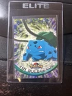 #01 Bulbasaur, 1999 Pokemon Topps, Blue Logo, Vintage Pokémon Card P