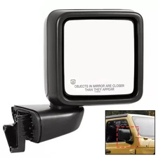 Right Passenger Side Power Heated Mirror For Jeep Wrangler Gladiator 2018-2024