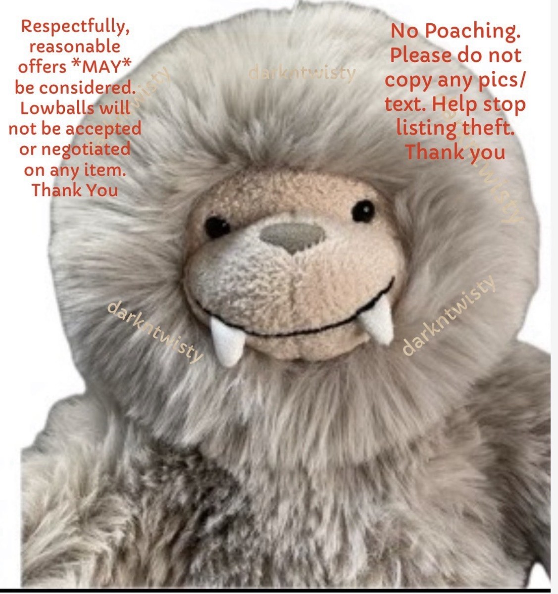 BNWT Jellycat Bo Bigfoot SHIPS WORLDWIDE GORGEOUS 1 OWNER NEVER
