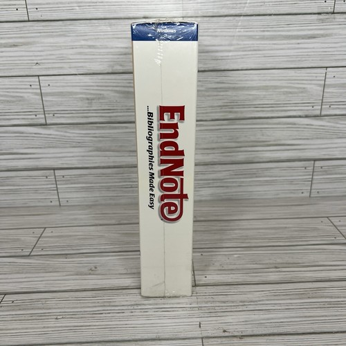 Endnote Bibliographies Made Easy Software for Windows (1999) NEW SEALED - Picture 2 of 7