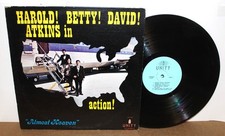 HAROLD BETTY DAVID ATKINS IN ACTION - ALMOST HEAVEN - USED GOSPEL VINYL LP