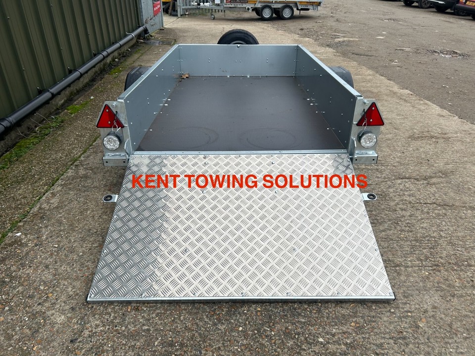 Loading Ramp Checklist Uk Nugent U2213A 7ft1 x 4ft2 Utility Trailer with Ramp, Spare & LEDs 750kg ...