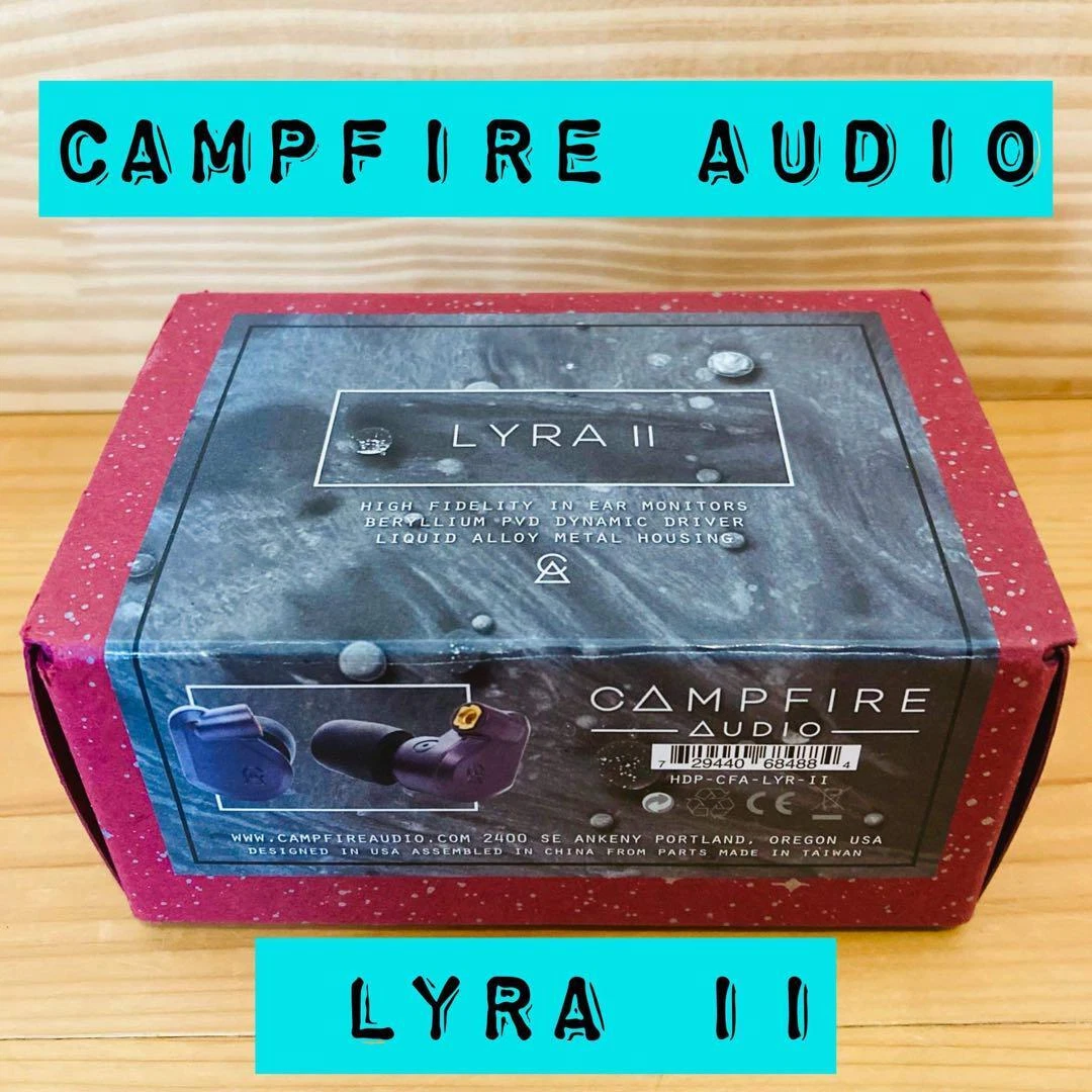 Campfire Audio Lyra Ii Earphones Hdp-Cfa-Lyr-Ii With Storage Bag, Tested