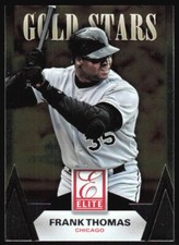 2015 Panini Elite Frank Thomas #16 Gold Stars Chicago White Sox