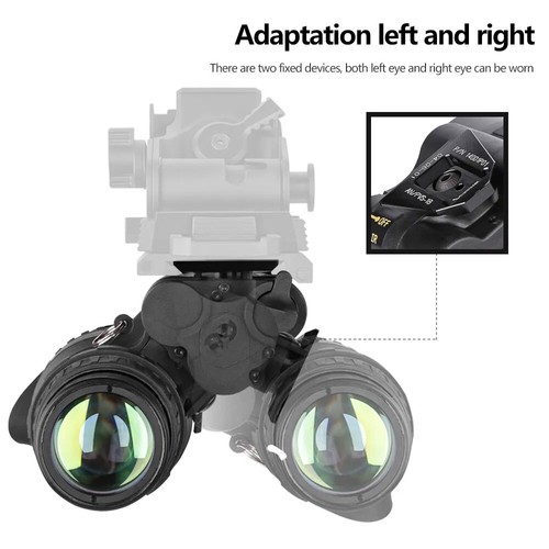 Night Vision Monocular Goggles Infrared NVG 1X32 Digital Head Mount for Helmet - Picture 14 of 15