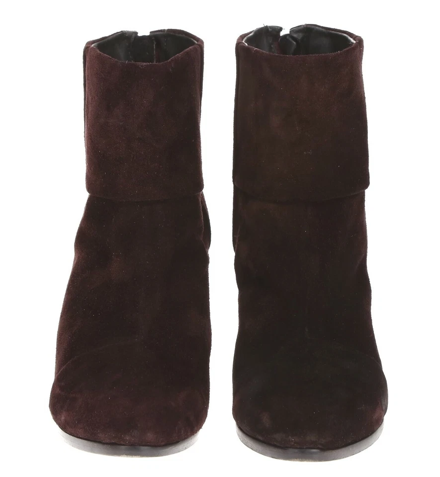 Botas cortas al tobillo de gamuza marrón oscuro Rag & Bone para mujer 'Newbury' talla 37 Foto 3 de 4